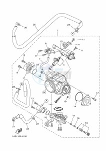 YFM700R (BCXJ) drawing THROTTLE BODY ASSY 1