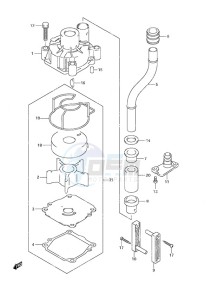 DF 140 drawing Water Pump