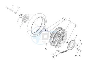 RX-SX 50 1000 drawing Rear wheel II