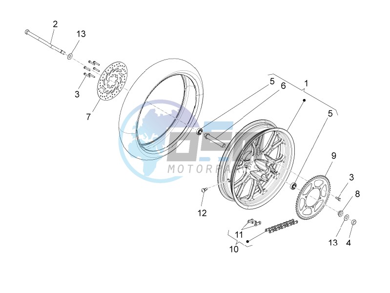 Rear wheel II