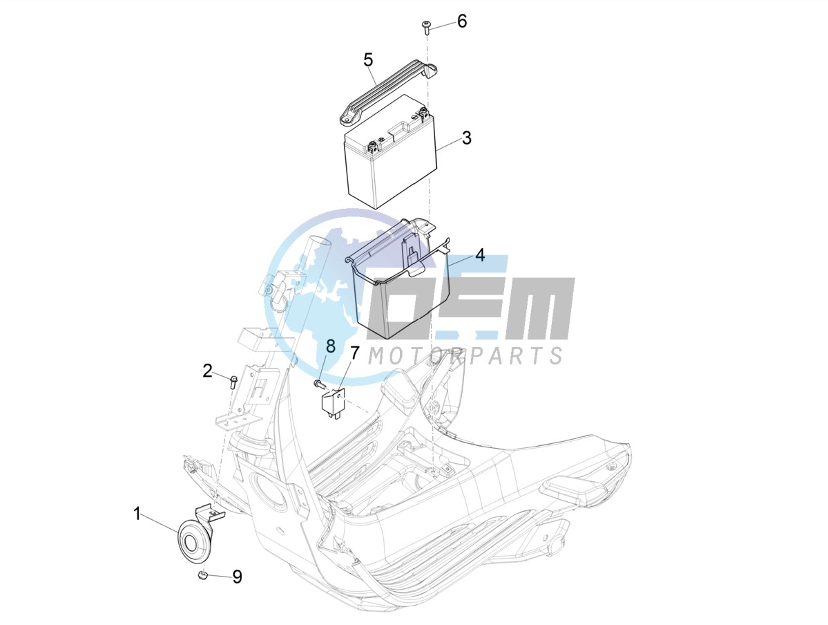 Remote control switches - Battery - Horn