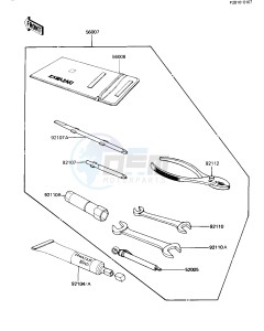 ZN 1100 B [LTD SHAFT] (B1-B2) [LTD SHAFT] drawing OWNER TOOLS