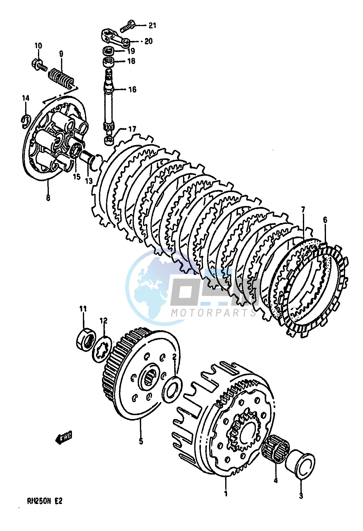 CLUTCH (MODEL K L M)