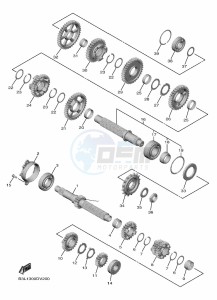 YZF1000D YZF-R1M (B4S1) drawing TRANSMISSION