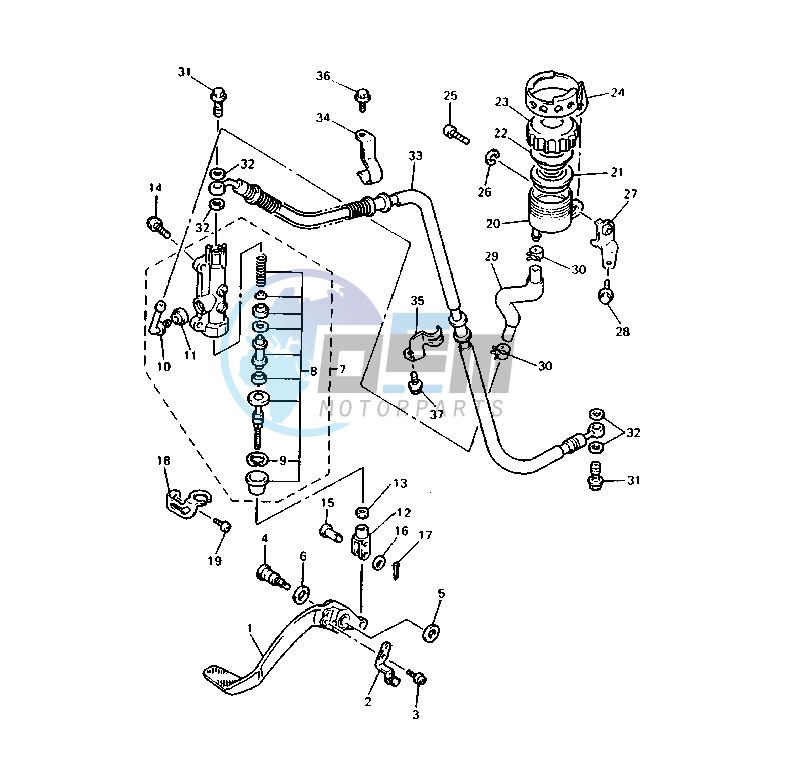 REAR MASTER CYLINDER