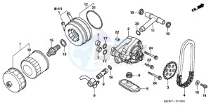 NT700VAA France - (F / ABS) drawing OIL FILTER/OIL PUMP