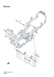 AN400Z ABS BURGMAN EU-UK drawing FRAME