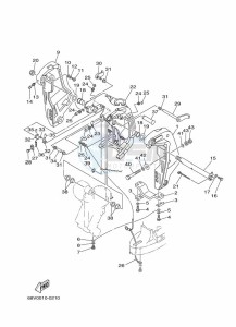 F115A drawing FRONT-FAIRING-BRACKET