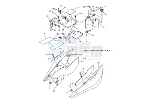 FZ6 FAZER 600 drawing SIDE COVERS