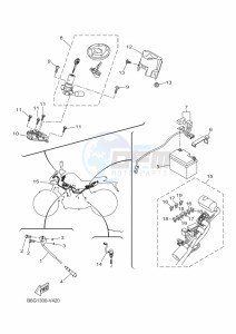 MT-125 MTN125-A (B6G1) drawing ELECTRICAL 1