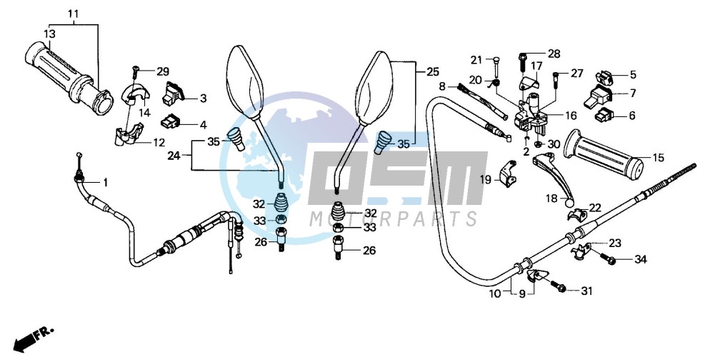 HANDLE LEVER/SWITCH/CABLE