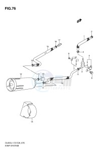 DL650 (E3) V-Strom drawing EVAP SYSTEM (DL650L1 E33)