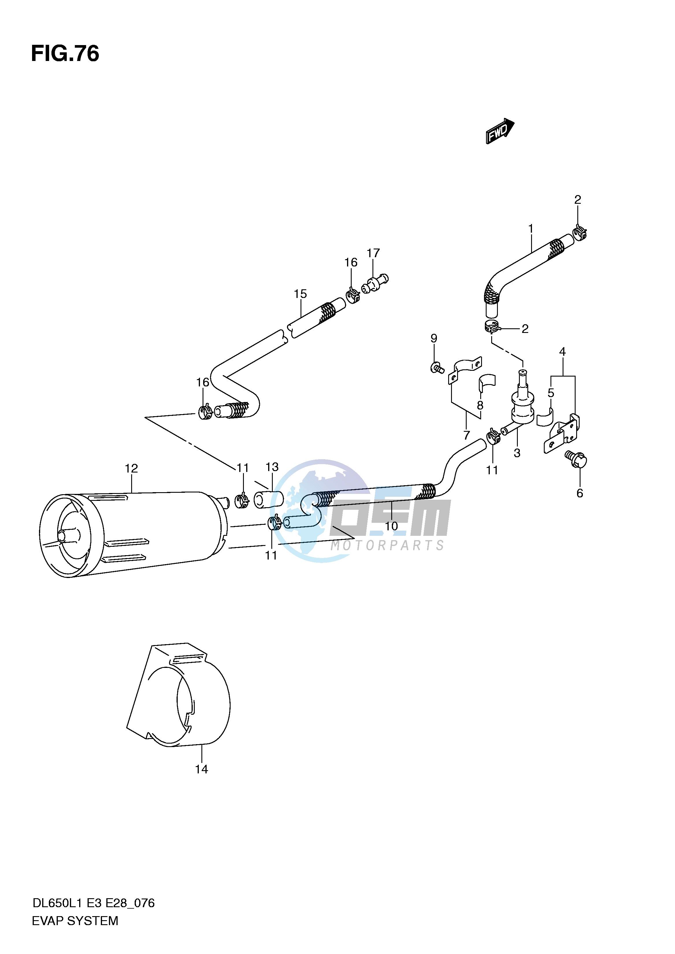 EVAP SYSTEM (DL650L1 E33)