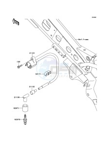 KLX110 KLX110CDF EU drawing Ignition System