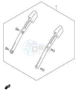 DL250 drawing OPTIONAL (SIDE CASE PLATE SET)