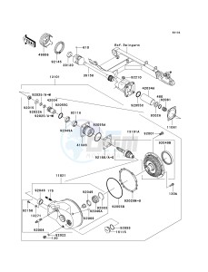 VN 1600 D [VULCAN 1600 NOMAD] (D1) D1 drawing DRIVE SHAFT_FINAL GEAR