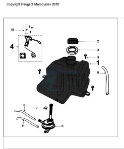 KISBEE A SZ drawing TANK AND FUEL PUMP