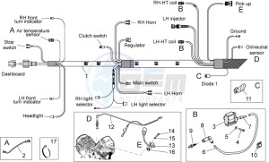 V7 Racer 750 drawing Electrical system I