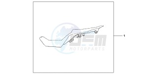 VFR1200FC drawing LOW SEAT