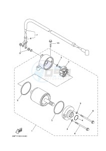 YFM700FWAD YFM70GPSH GRIZZLY 700 EPS SPECIAL EDITION (B1A4) drawing STARTING MOTOR