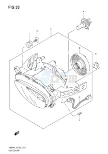 VZ800 drawing HEADLAMP