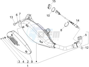 GT 250 ie 60 deg USA drawing Silencer