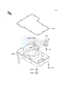 ZZR600 ZX600-E13H GB XX (EU ME A(FRICA) drawing Oil Pan