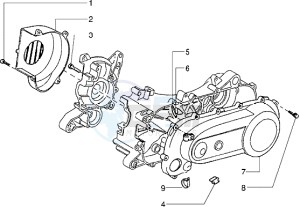 Sfera RST 50 drawing Clutch cover-scrool cover