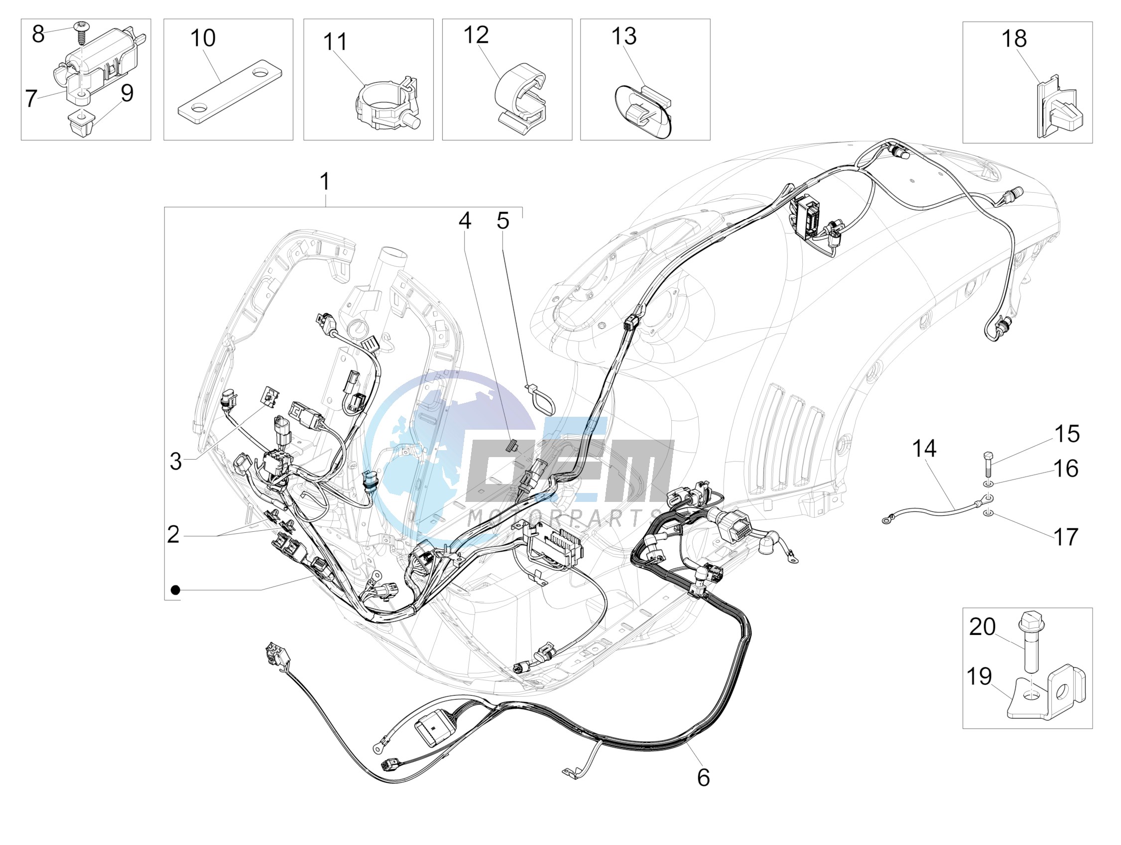 Main cable harness