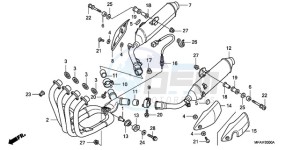 CBF1000A9 Europe Direct - (ED) drawing EXHAUST MUFFLER