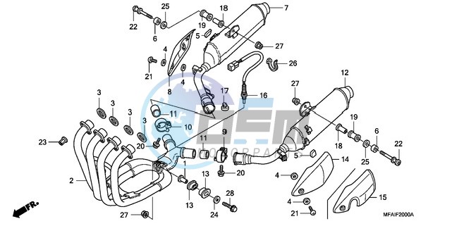 EXHAUST MUFFLER