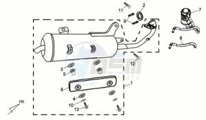 ALLO GT 45KMH 50 drawing EXHAUST