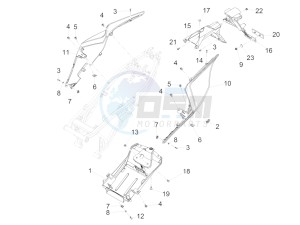 RS 125 REPLICA 4T E4 ABS (EMEA) drawing Rear body