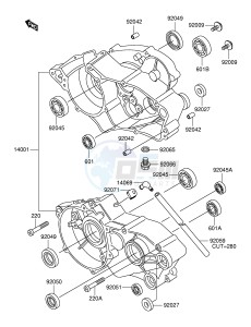 RM60 (E24) drawing CRANKCASE