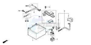 SH150R 125 drawing BATTERY