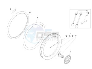 Wi-Bike Enel 0 drawing Front wheel