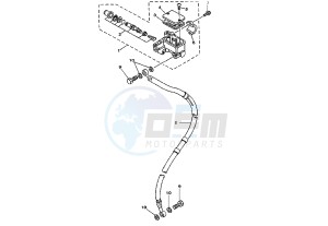 DT RE 125 drawing FRONT MASTER CYLINDER