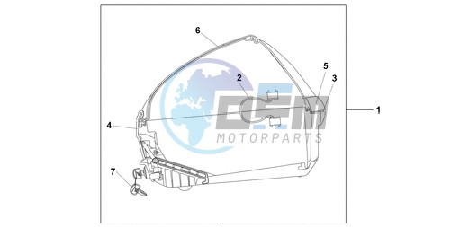 45L TOPBOX VERNIER GREY METALLIC