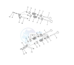 YP R X-MAX 125 drawing VALVE