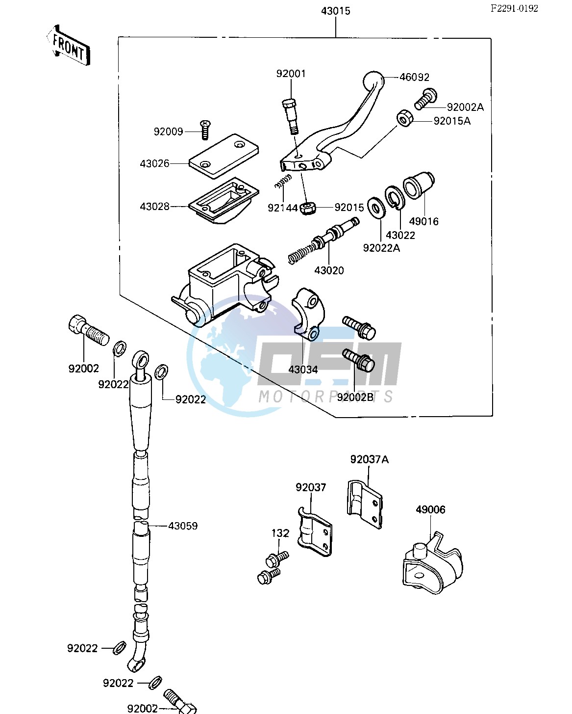 FRONT MASTER CYLINDER