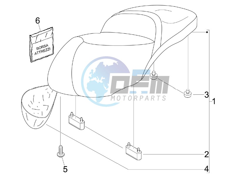 Saddle seats - Tool roll