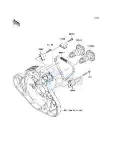 VN2000 CLASSIC VN2000H9F GB XX (EU ME A(FRICA) drawing Camshaft(s)/Tensioner