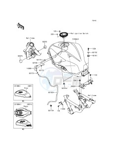 NINJA 300 ABS EX300BGF XX (EU ME A(FRICA) drawing Fuel Tank