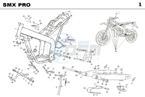 SMX PRO 50 drawing CHASSIS