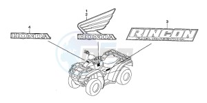 TRX680FA drawing MARK