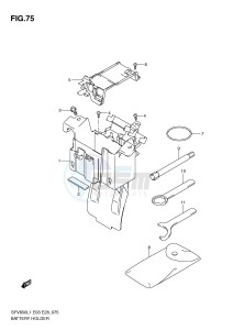 SFV650 (E3-E28) Gladius drawing BATTERY HOLDER (SFV650L1 E28)