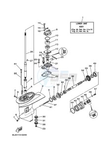 25NMHL drawing LOWER-CASING-x-DRIVE-1