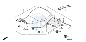 TRX250TMC drawing SEAT