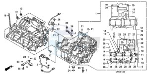 CB1300SA9 SI / ABS BCT MME TWO - (SI / ABS BCT MME TWO) drawing CRANKCASE