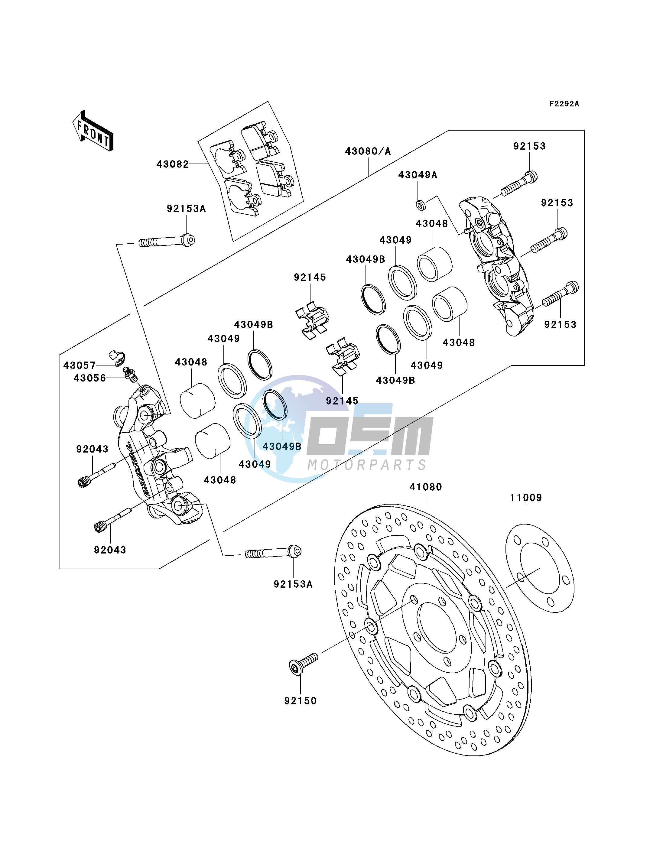 FRONT BRAKE-- B3_B4- -